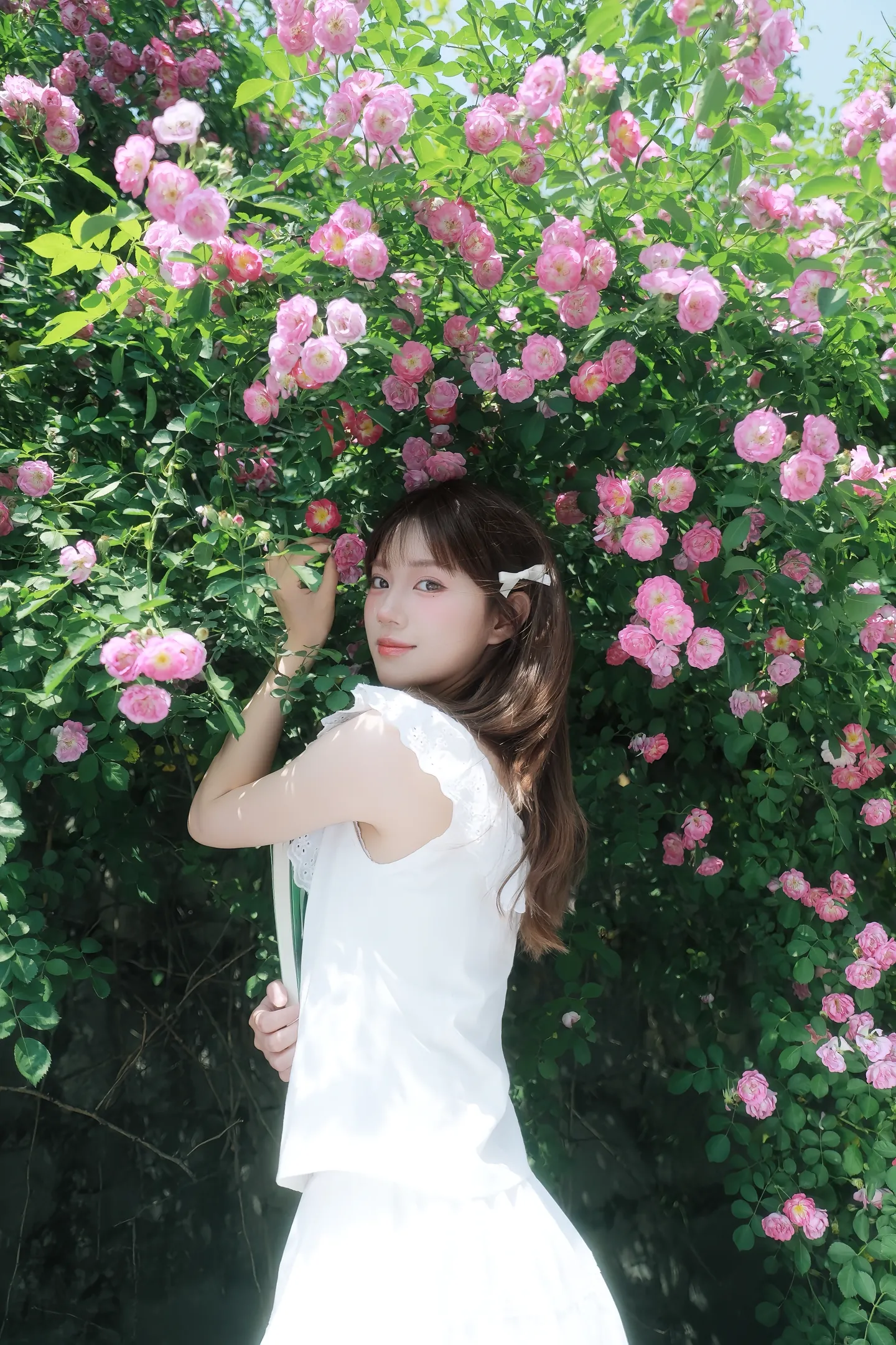 春天里の少女写实